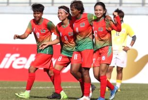 নারী সাফ চ্যাম্পিয়নশিপ ভুটানকে গোলবন্যায় ভাসিয়ে ফাইনালে বাংলাদেশ