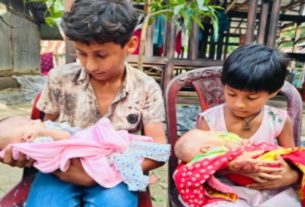 চার শিশুর অসহায় জীবন মা কবরে বাবা জেলে, তিনদিন চুলা জ্বলেনি শিশু সাজ্জাদের ঘরে