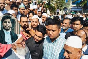 আইনজীবী সাইফুলের জানাজায় অংশ নিলেন হাসনাত-সারজিস