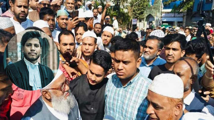 আইনজীবী সাইফুলের জানাজায় অংশ নিলেন হাসনাত-সারজিস