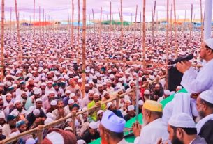 লাখো মুসল্লির আমিন ধ্বনিতে শেষ হলো চরমোনাইর মাহফিল
